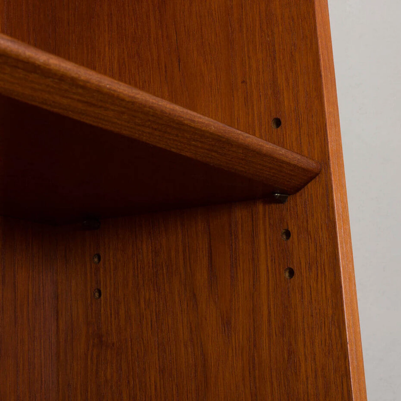 Pair of Bornholmer teak bookcases by Johannes Sorth for Nexo, 1960s 3