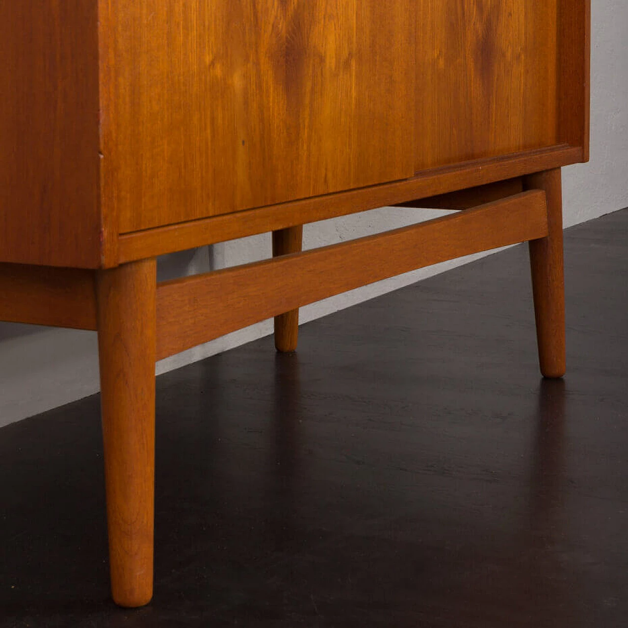 Pair of Bornholmer teak bookcases by Johannes Sorth for Nexo, 1960s 18