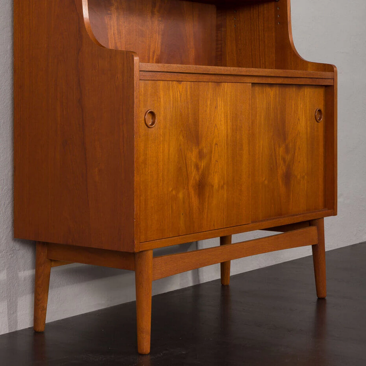 Pair of Bornholmer teak bookcases by Johannes Sorth for Nexo, 1960s 19