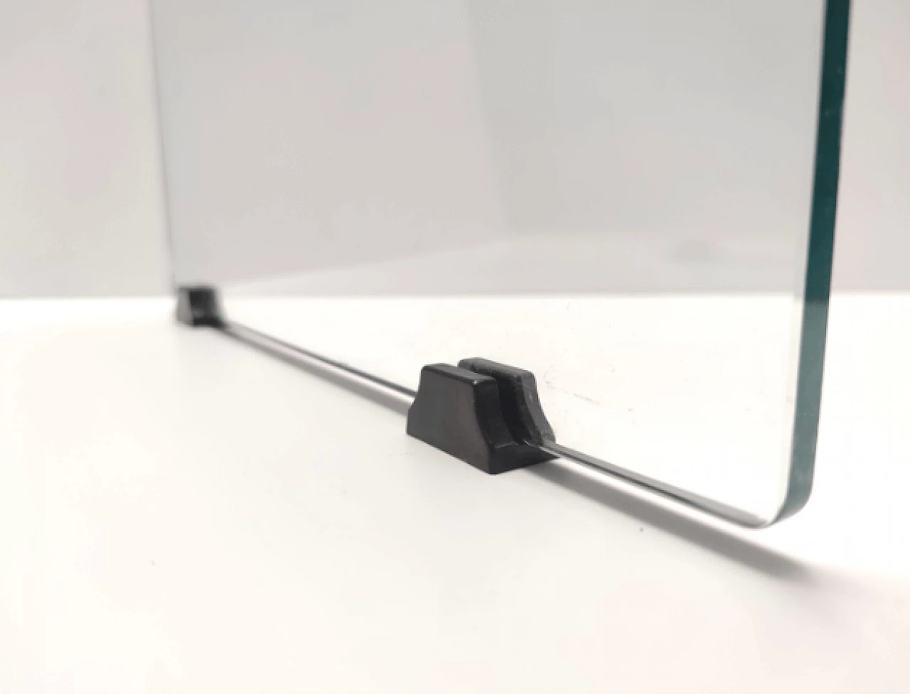 Glass coffee table attributed to Pietro Chiesa for Fontana Arte, 1980s 6