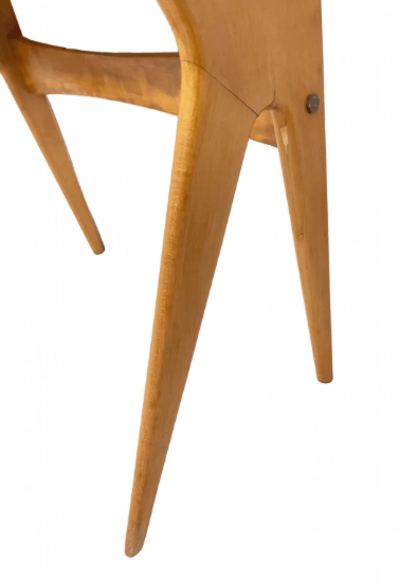 Consolle in acero e vetro di Ico Parisi, anni '50 2