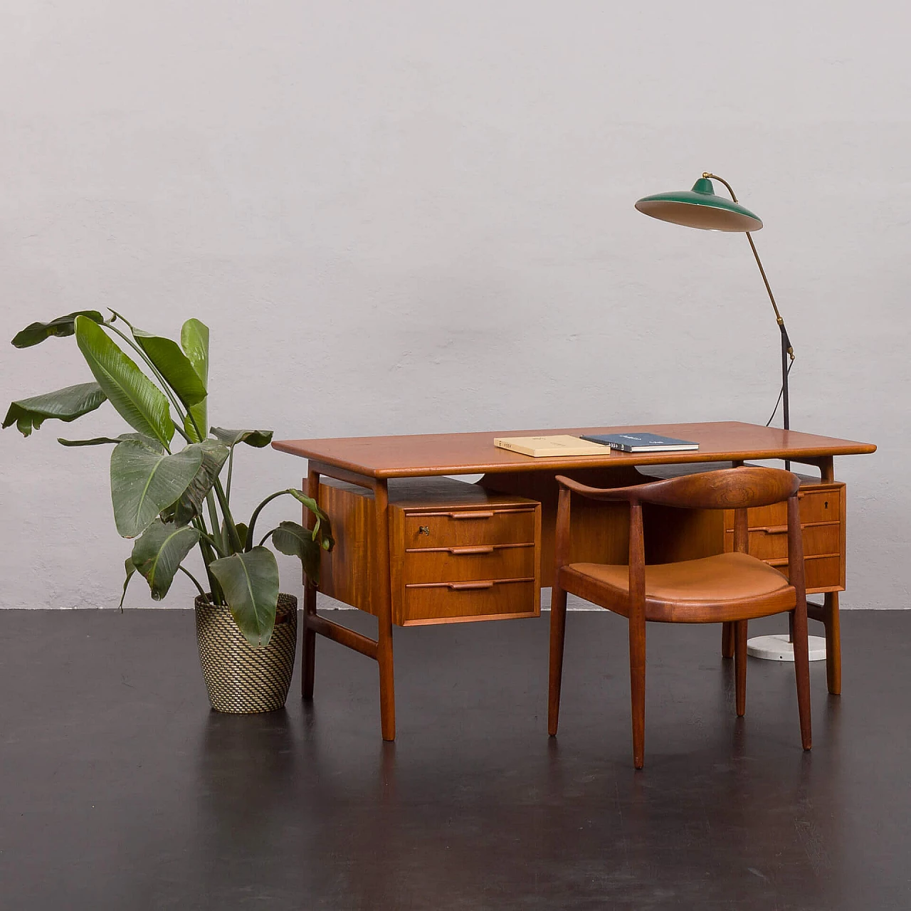 Desk 75 by Gunni Omann for Omann Jun's Møbelfabrik, 1960s 1