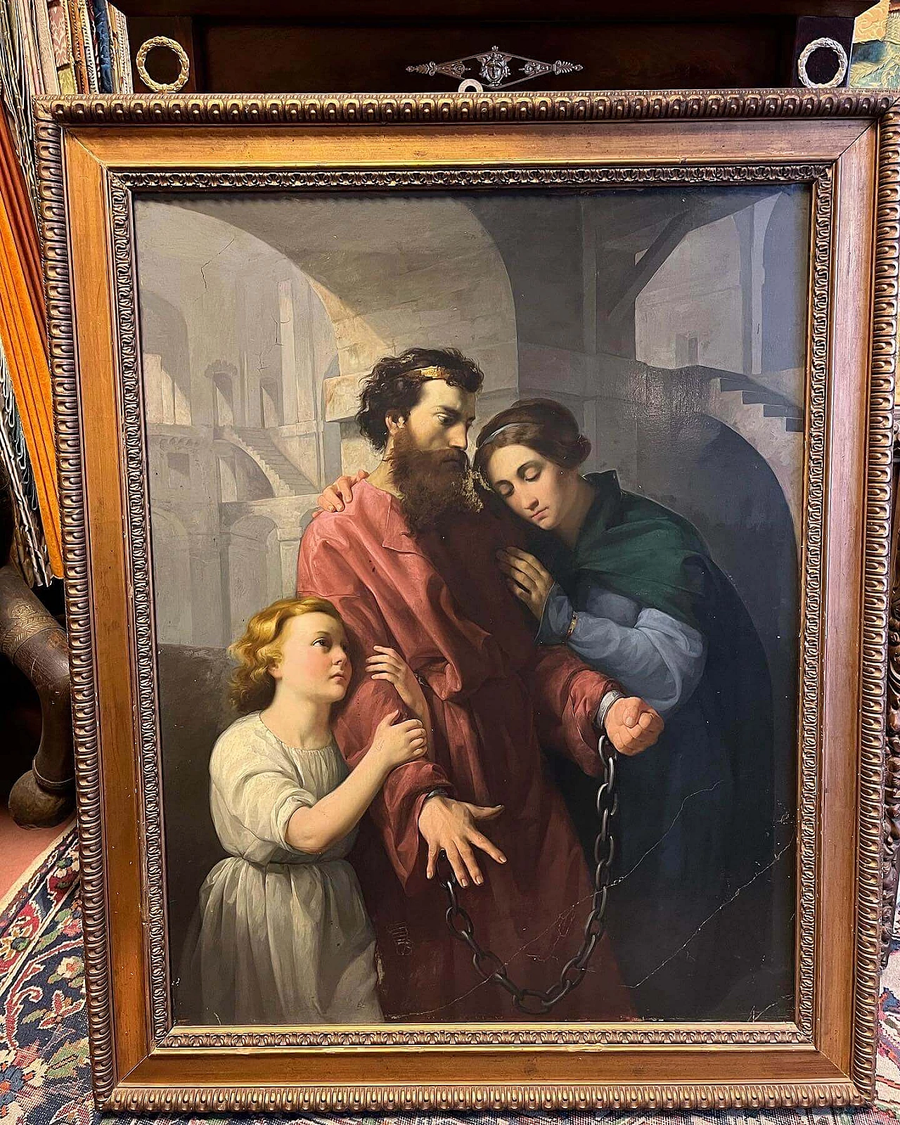 Annibale Gatti, Il conte di Carignano, olio su tela, '800 4