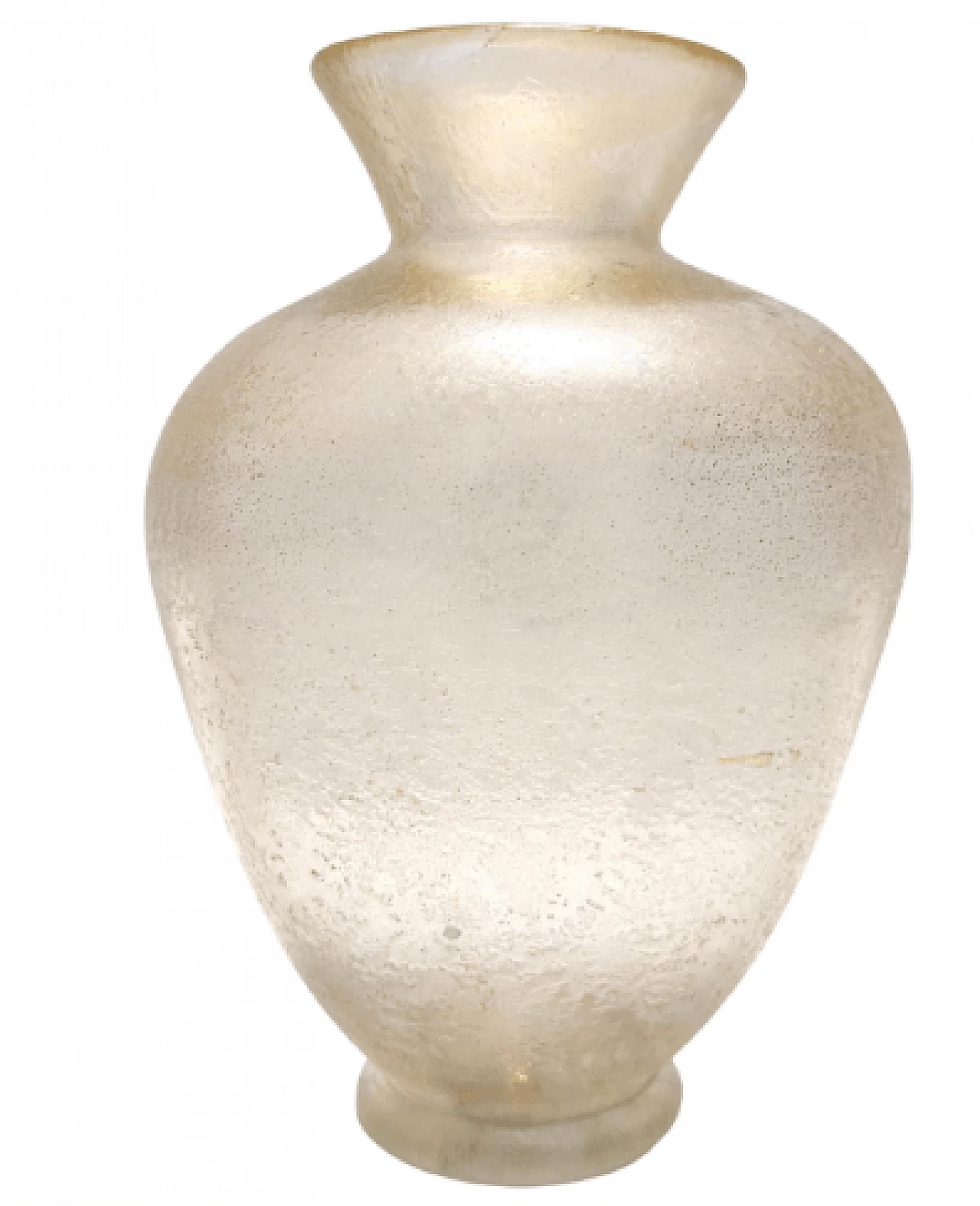 Glass Corroso 12502 vase by Flavio Poli for Seguso, 1940s 1