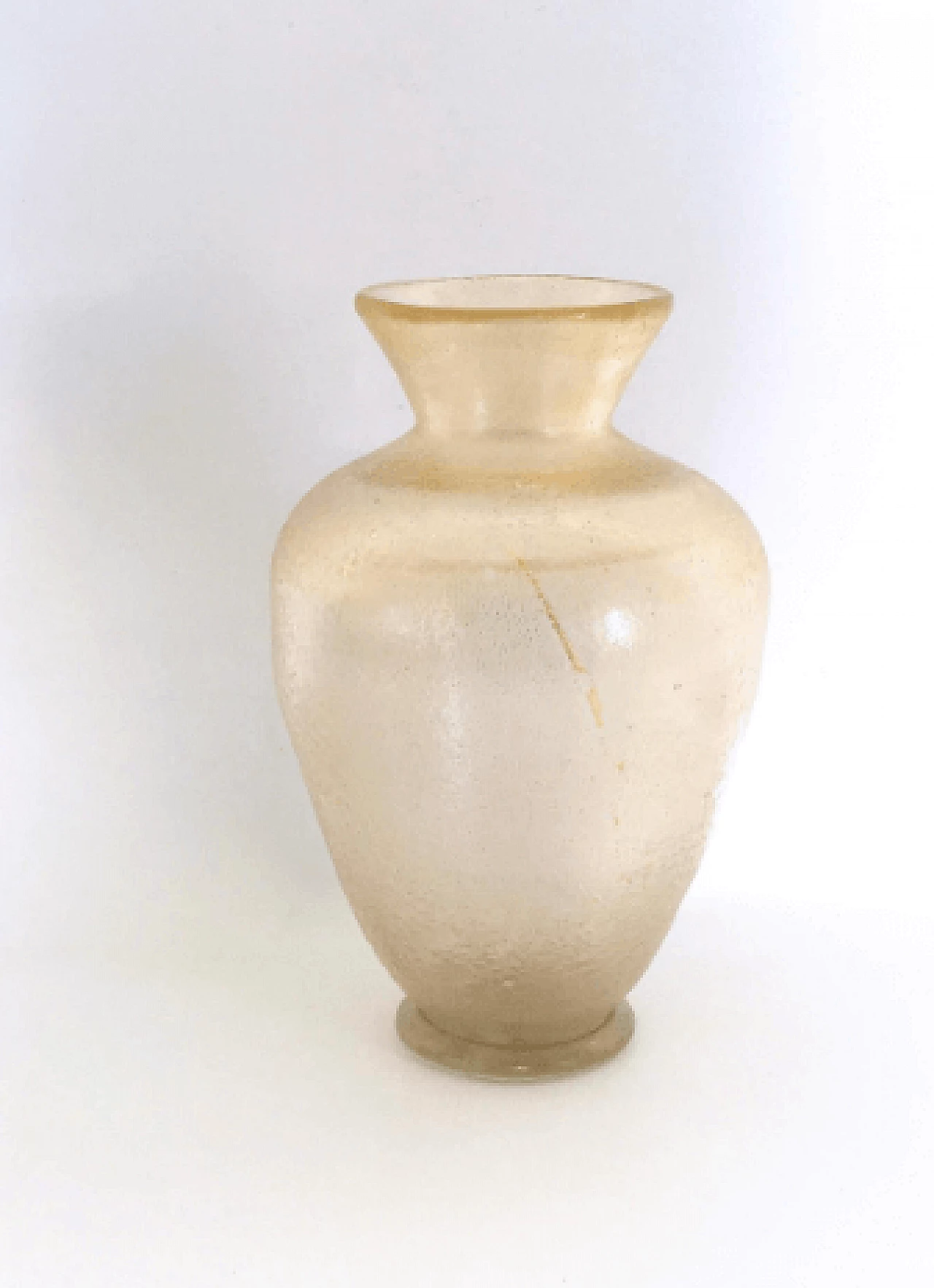 Glass Corroso 12502 vase by Flavio Poli for Seguso, 1940s 2