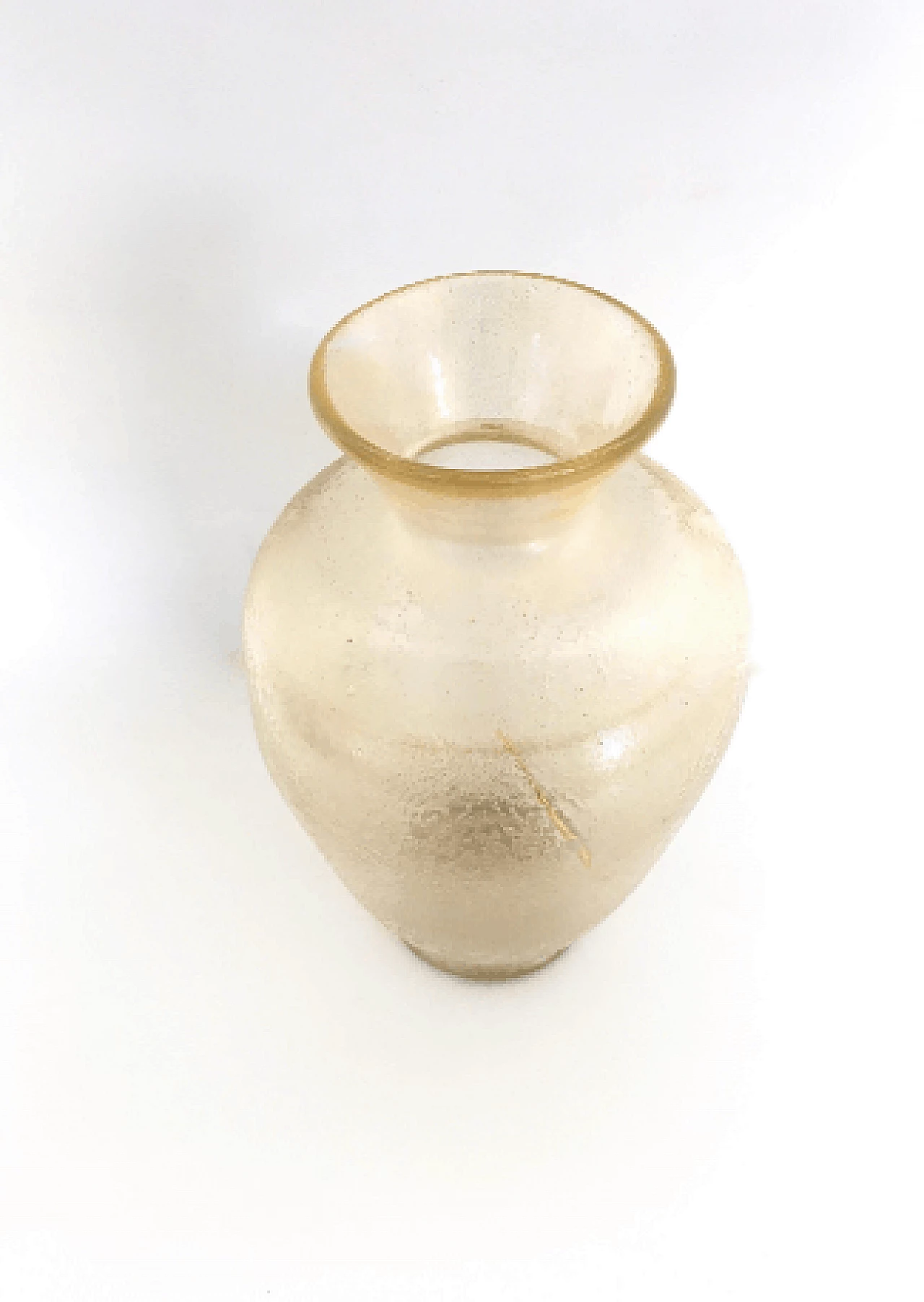 Glass Corroso 12502 vase by Flavio Poli for Seguso, 1940s 3