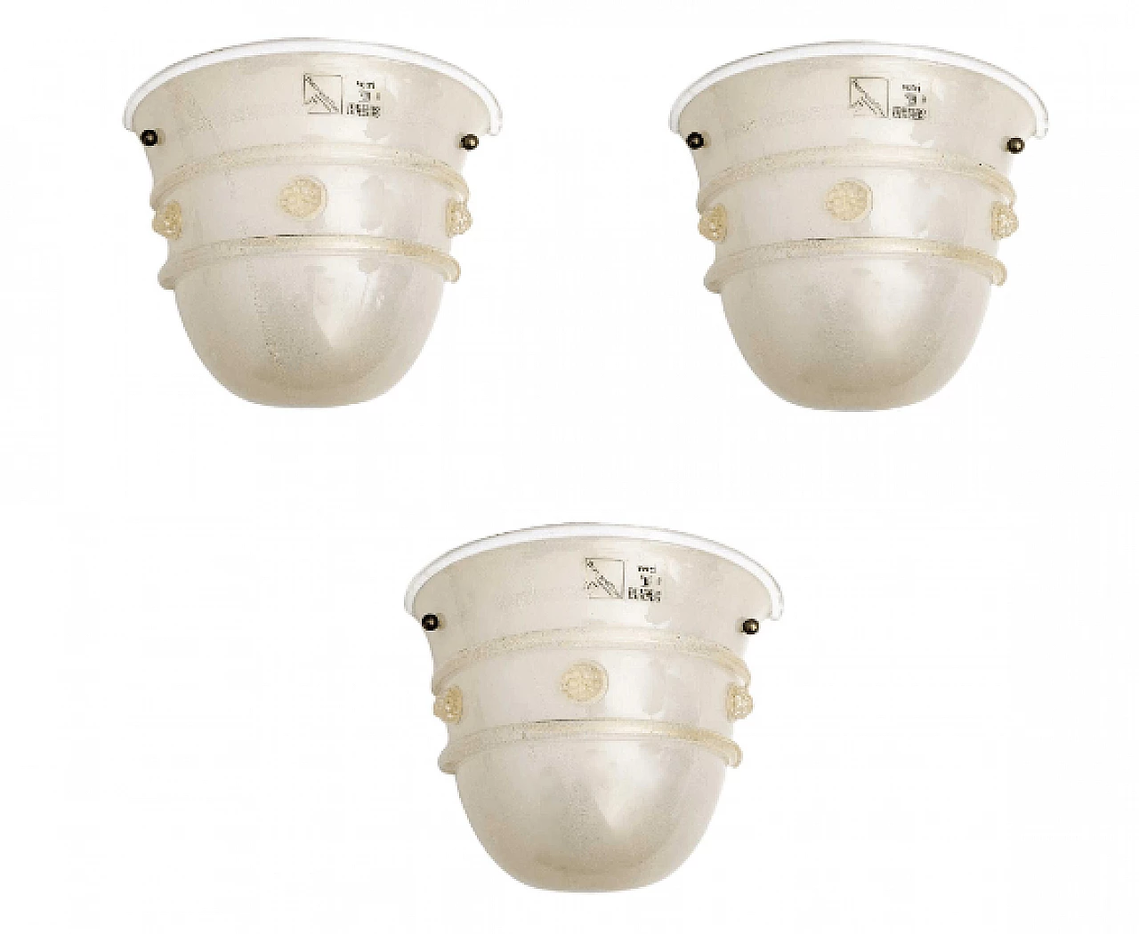 Applique in vetro di Murano di Barovier & Toso, anni '80 1