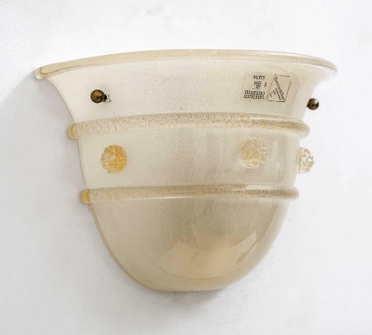 Applique in vetro di Murano di Barovier & Toso, anni '80 3