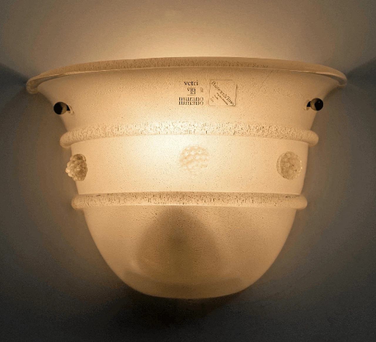 Applique in vetro di Murano di Barovier & Toso, anni '80 8