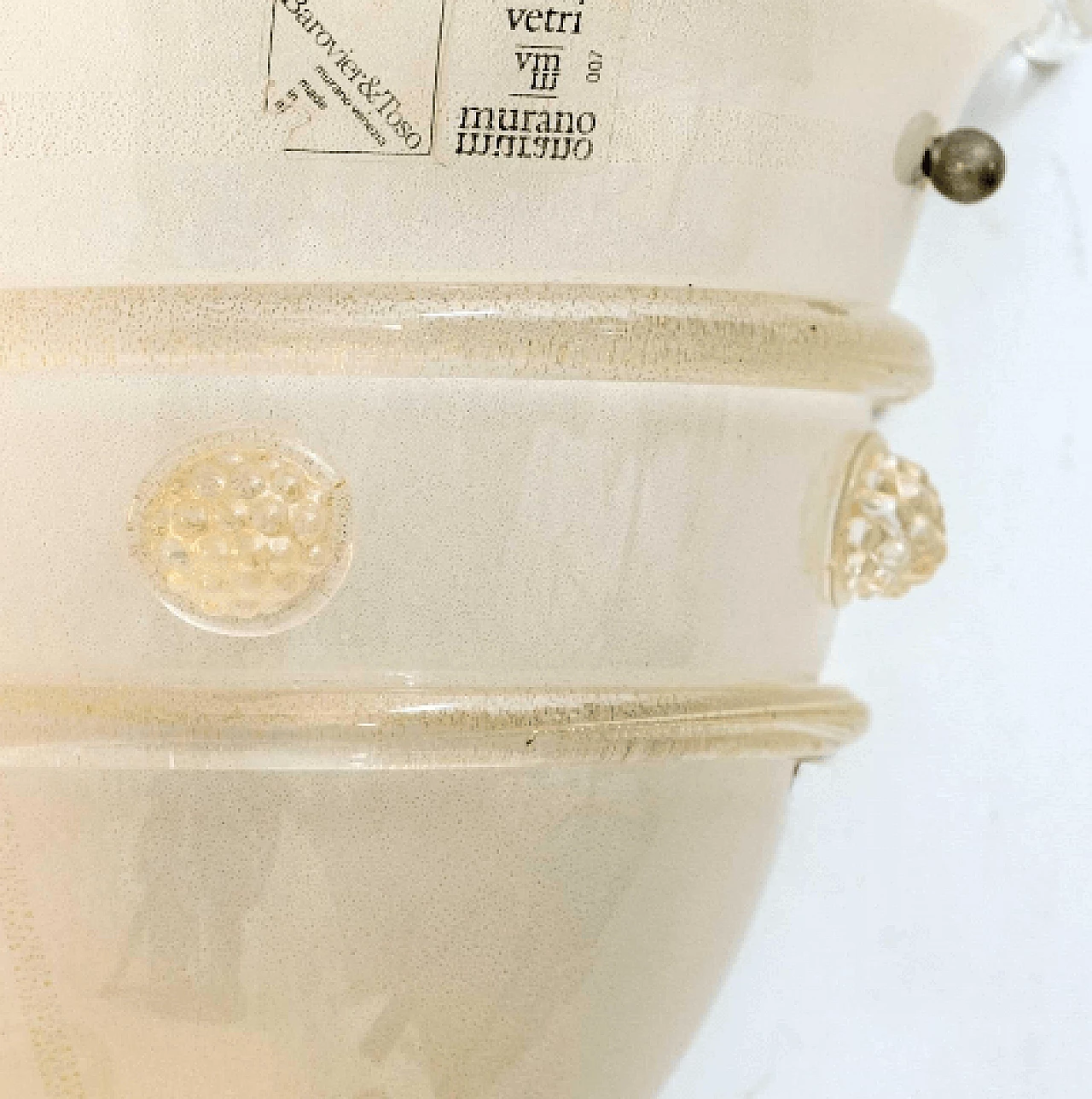 Applique in vetro di Murano di Barovier & Toso, anni '80 9