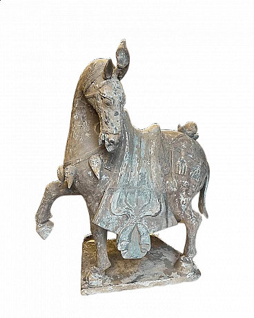 Cavallo in terracotta di scavo orientale