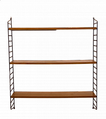 String wall-mounted bookcase by Nils Strinning for String Design AB, 1960s