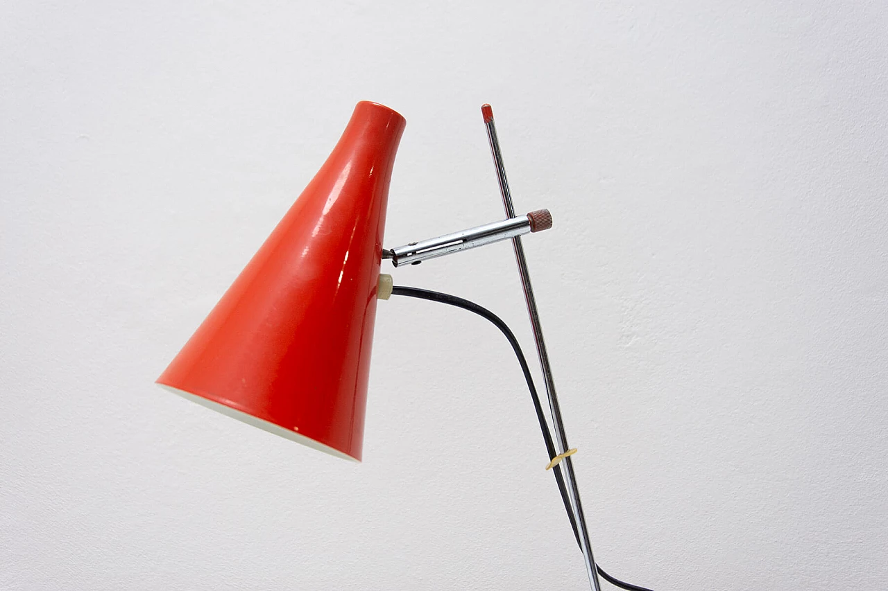 Lampada da scrivania con paralume conico di Josef Hurka per Napako, anni '60 3
