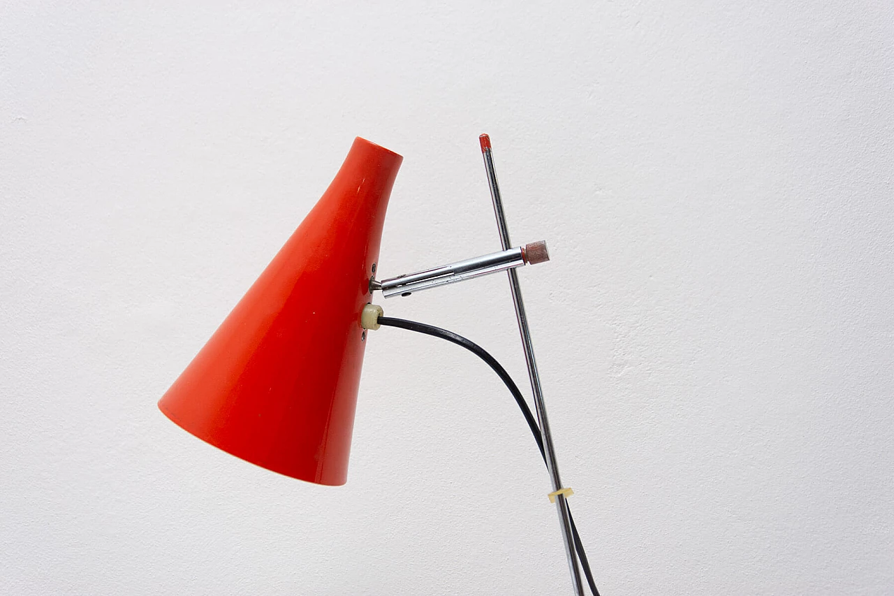 Lampada da scrivania con paralume conico di Josef Hurka per Napako, anni '60 6
