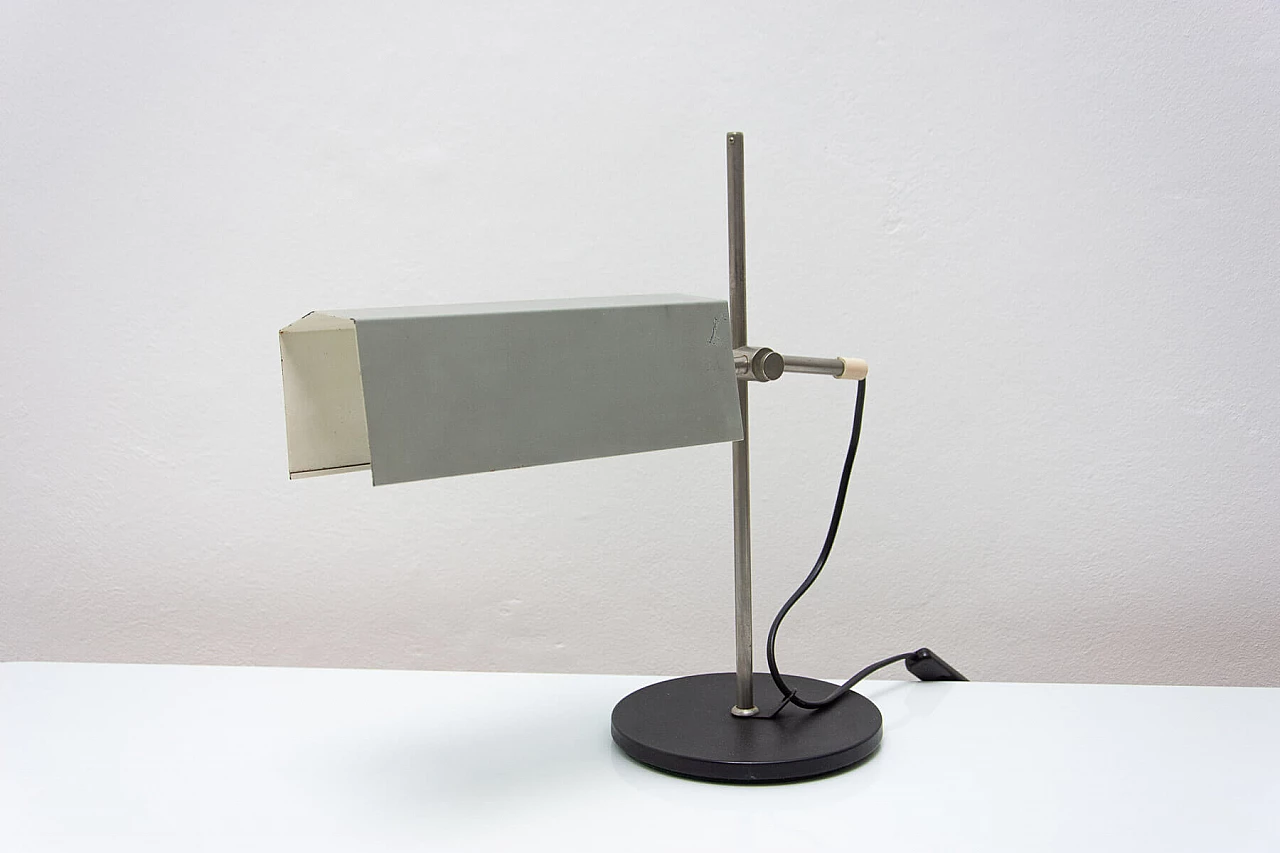 Desk lamp made of metal, aluminium and sheet metal, 1960s 2