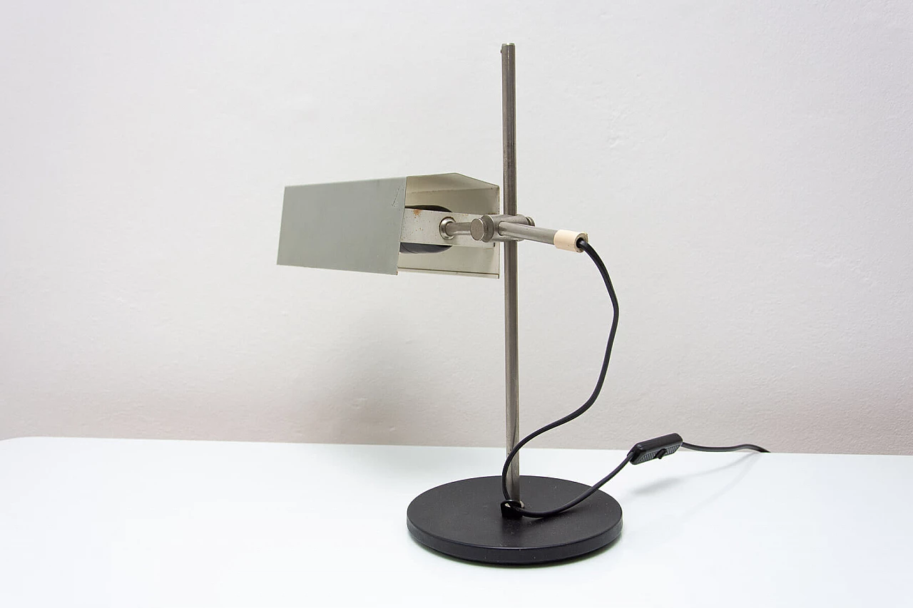 Desk lamp made of metal, aluminium and sheet metal, 1960s 7