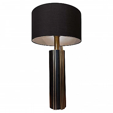 Metal and brass table lamp by Gaetano Sciolari, 1970s
