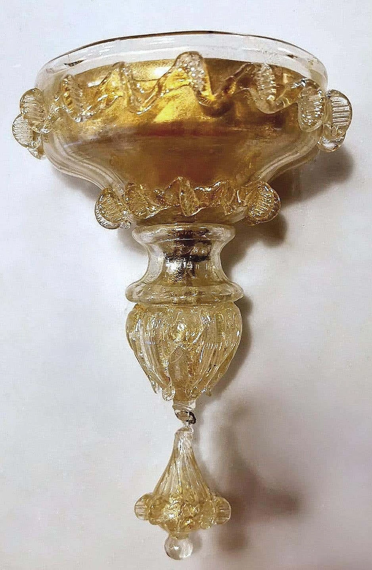 Applique in vetro di Murano in stile Art Nouveau, anni '50 14