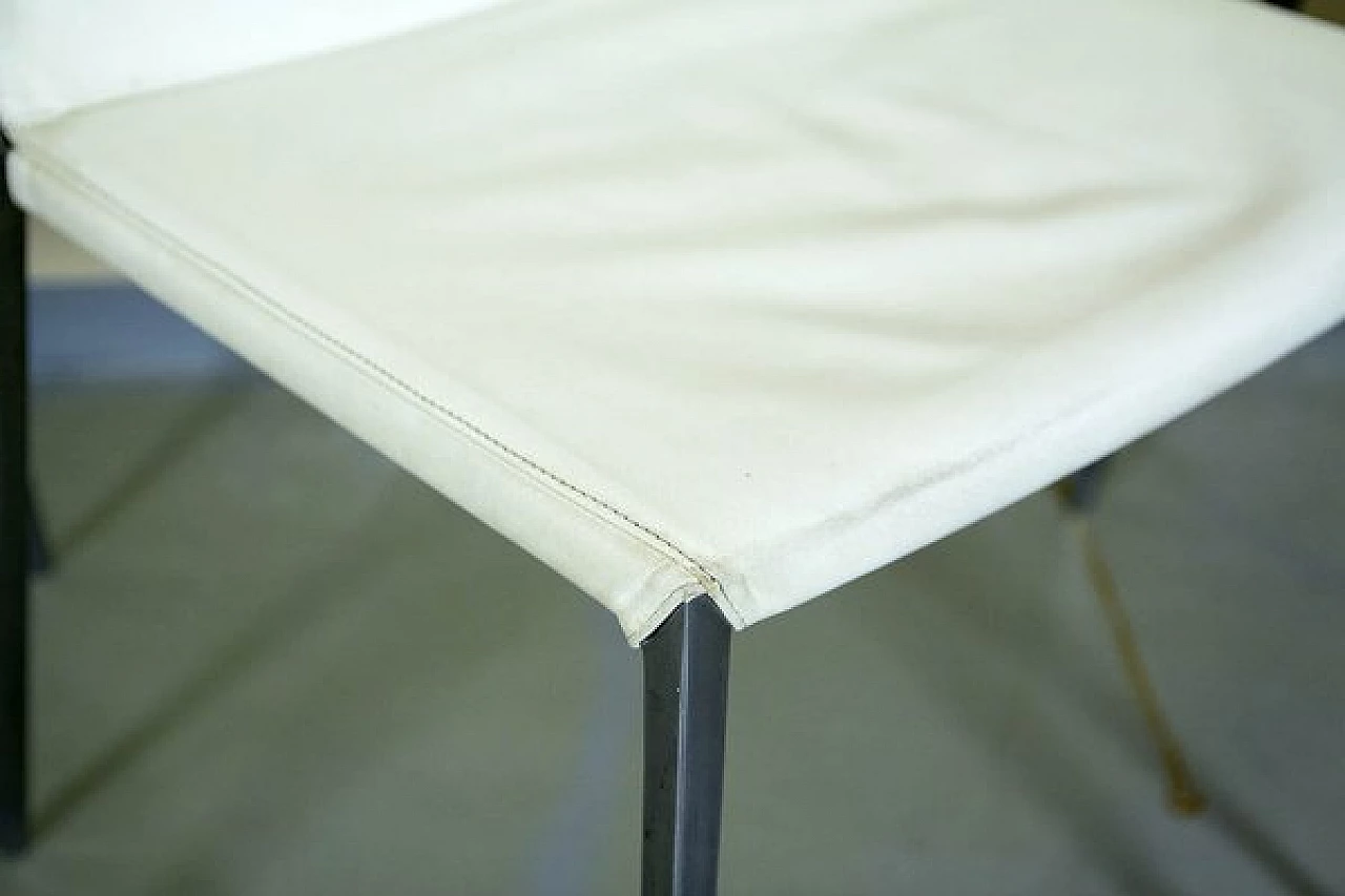 4 Lia leather and aluminium chairs by Roberto Barbieri for Zanotta, 1990s 7