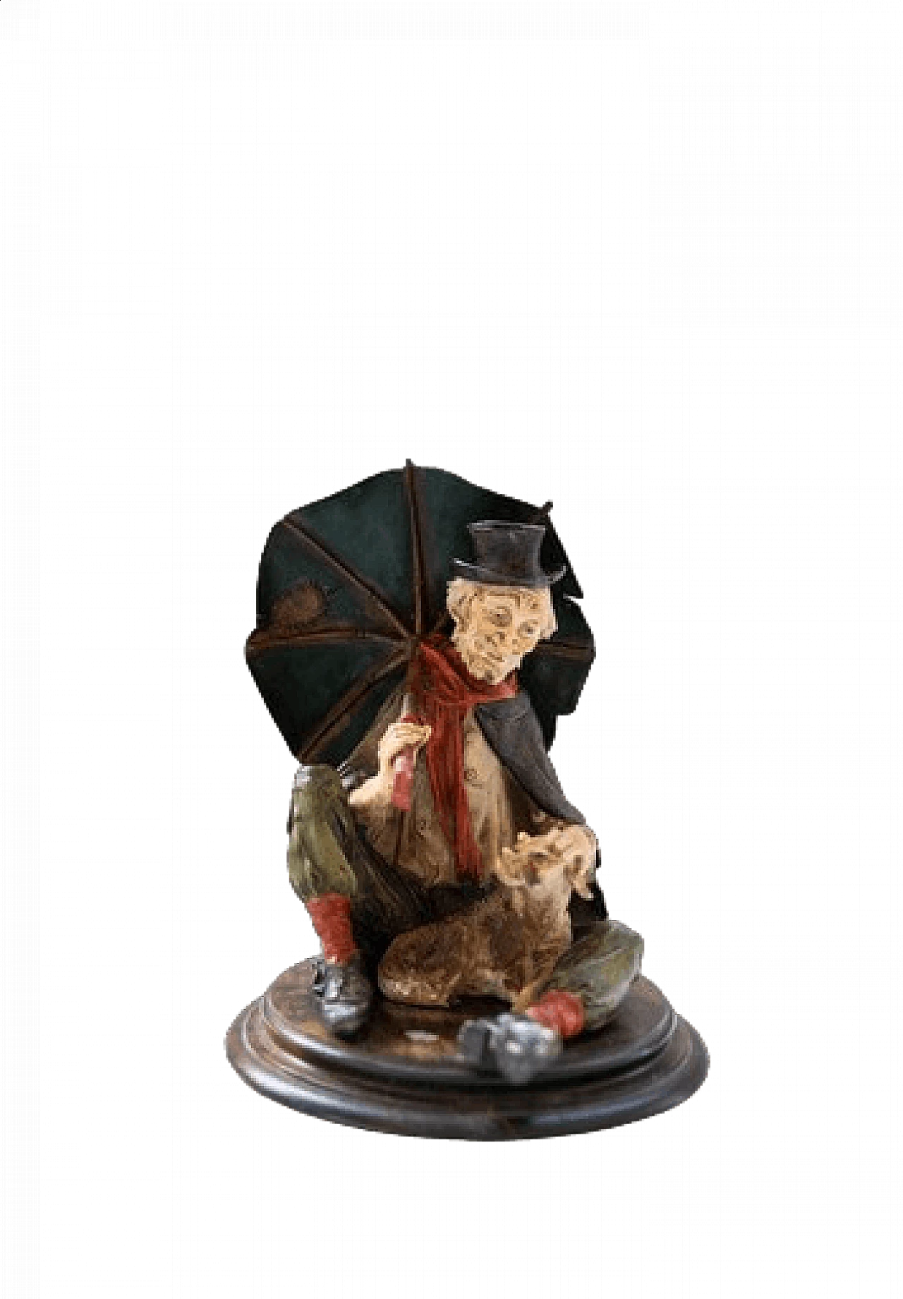 Capodimonte ceramic old man sculpture by Menacchi Merni, 1970s 16