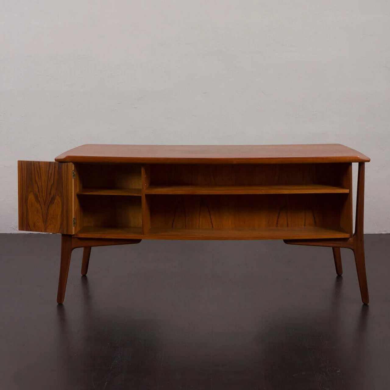 Danish teak desk by Svend Aage Madsen for HP Hansen, 1960s 9