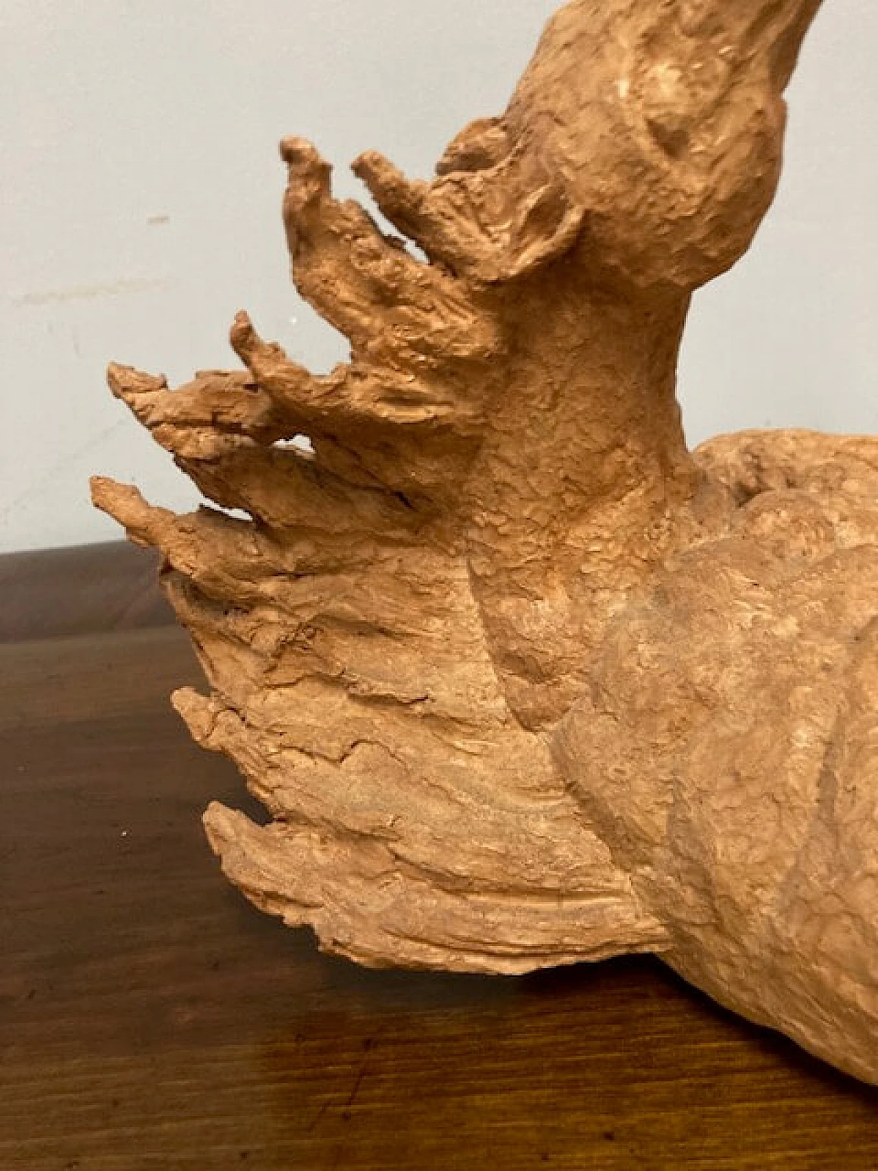 Scultura raffigurante cavallo in terracotta di Alberto Ricci, anni '70 6