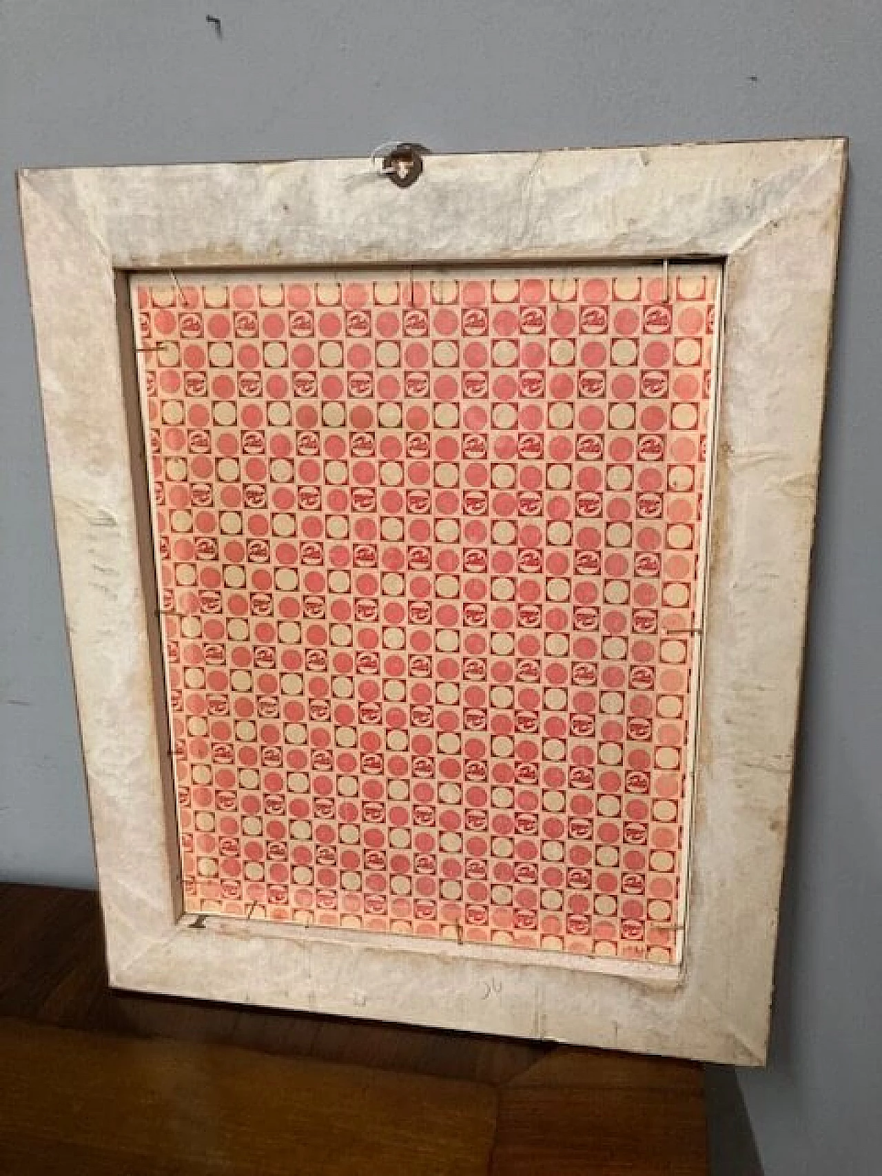 P. Salatini, Woman's Face, oil on cardboard in lacquered frame, 1950s 11