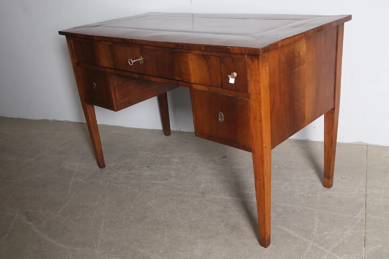 Louis Philippe walnut desk, mid-19th century 1