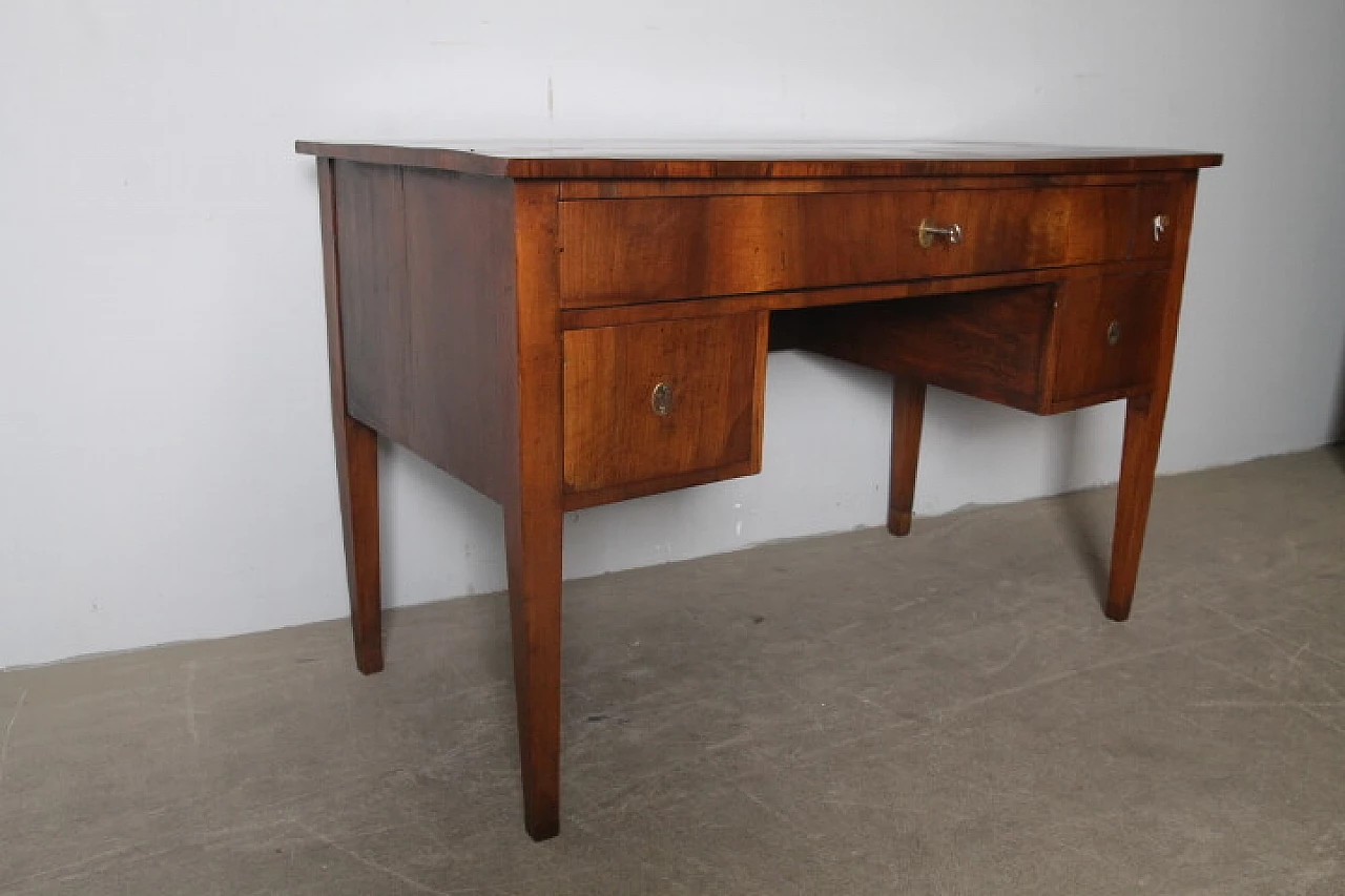 Louis Philippe walnut desk, mid-19th century 2