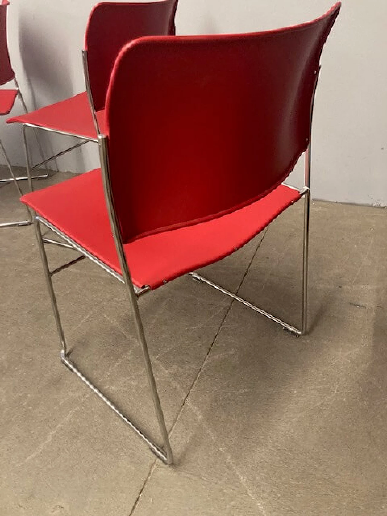 4 Chairs 40/4 by David Rowland for Howe, 1990s 5