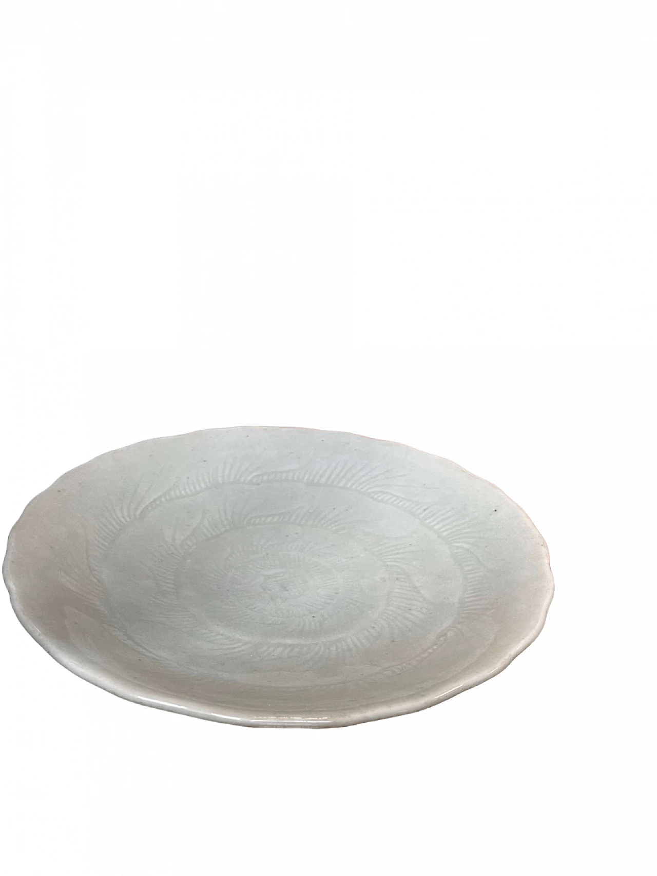 Piatto piccolo in ceramica Celadon, fine '800 4