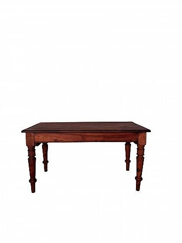 Rough wood table, early 20th century