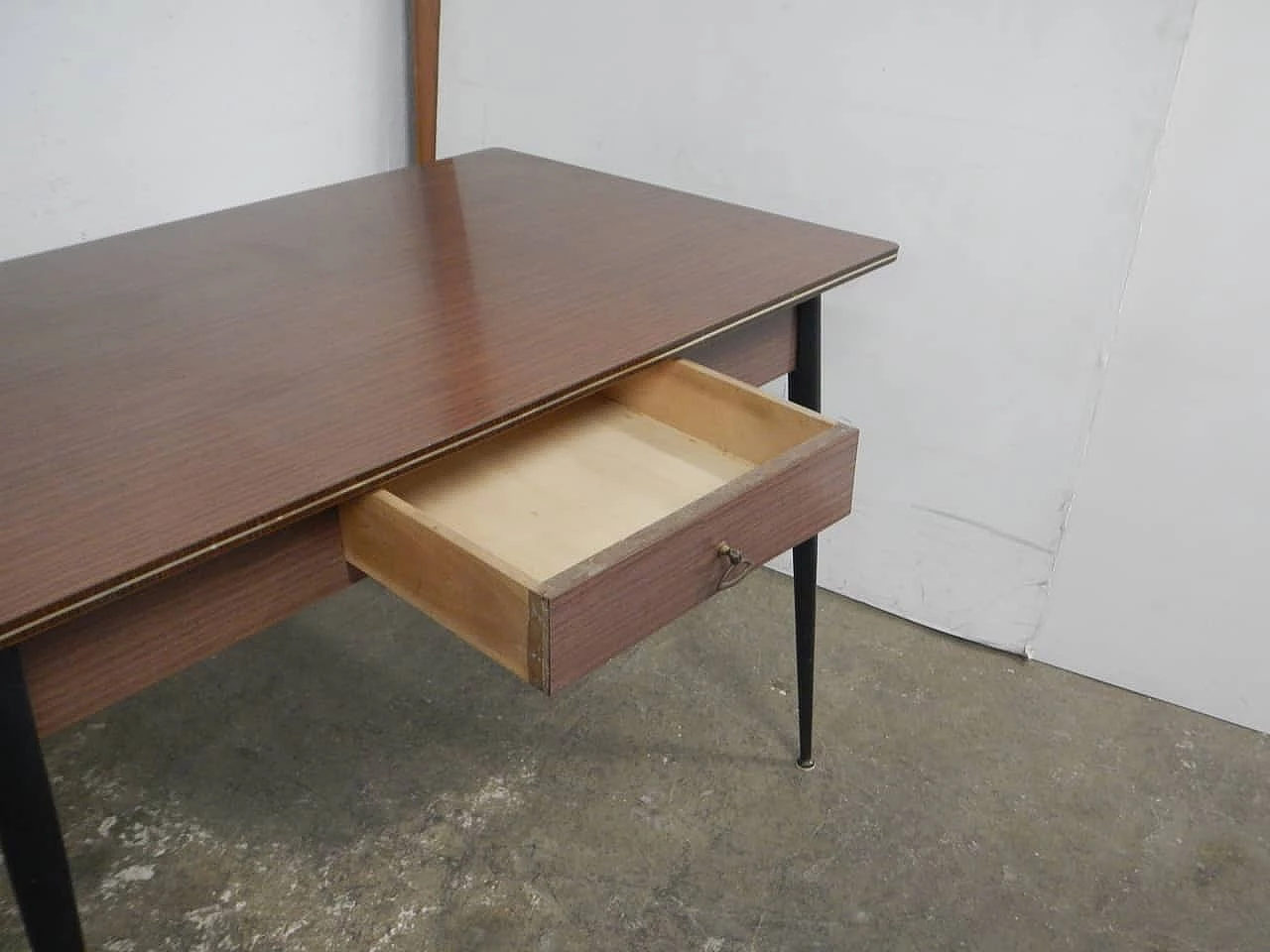 Formica table with gold edges, 1960s 6