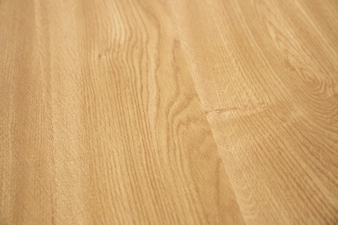 Beech and oak laminate table, 1970s 12