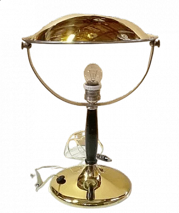 Brass table lamp by Gardoncini for Zerowatt, 1940s