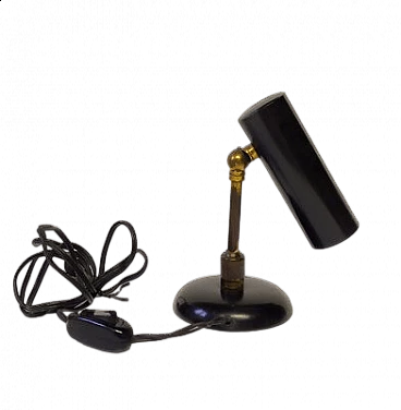 Lampada da tavolo in metallo di Stilnovo, anni '50