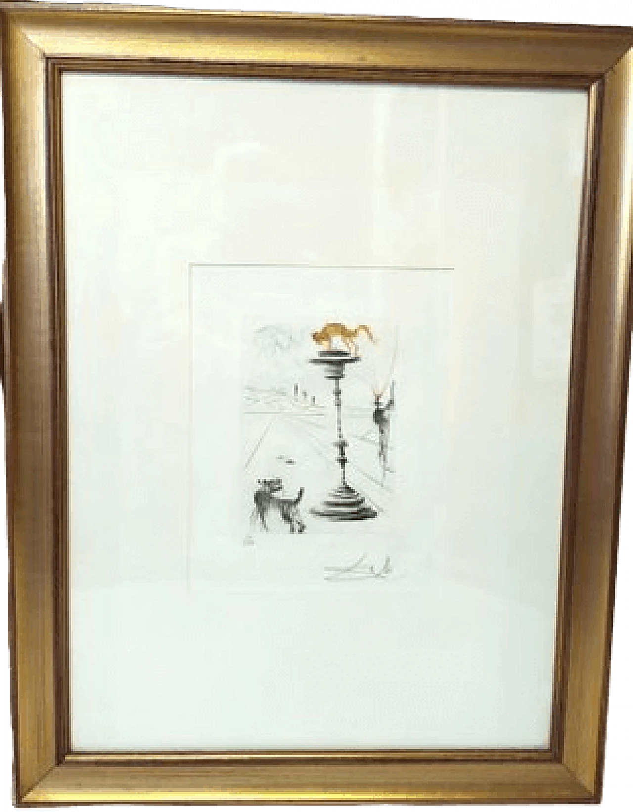 Salvador Dali, Composition, etching, 1971 5
