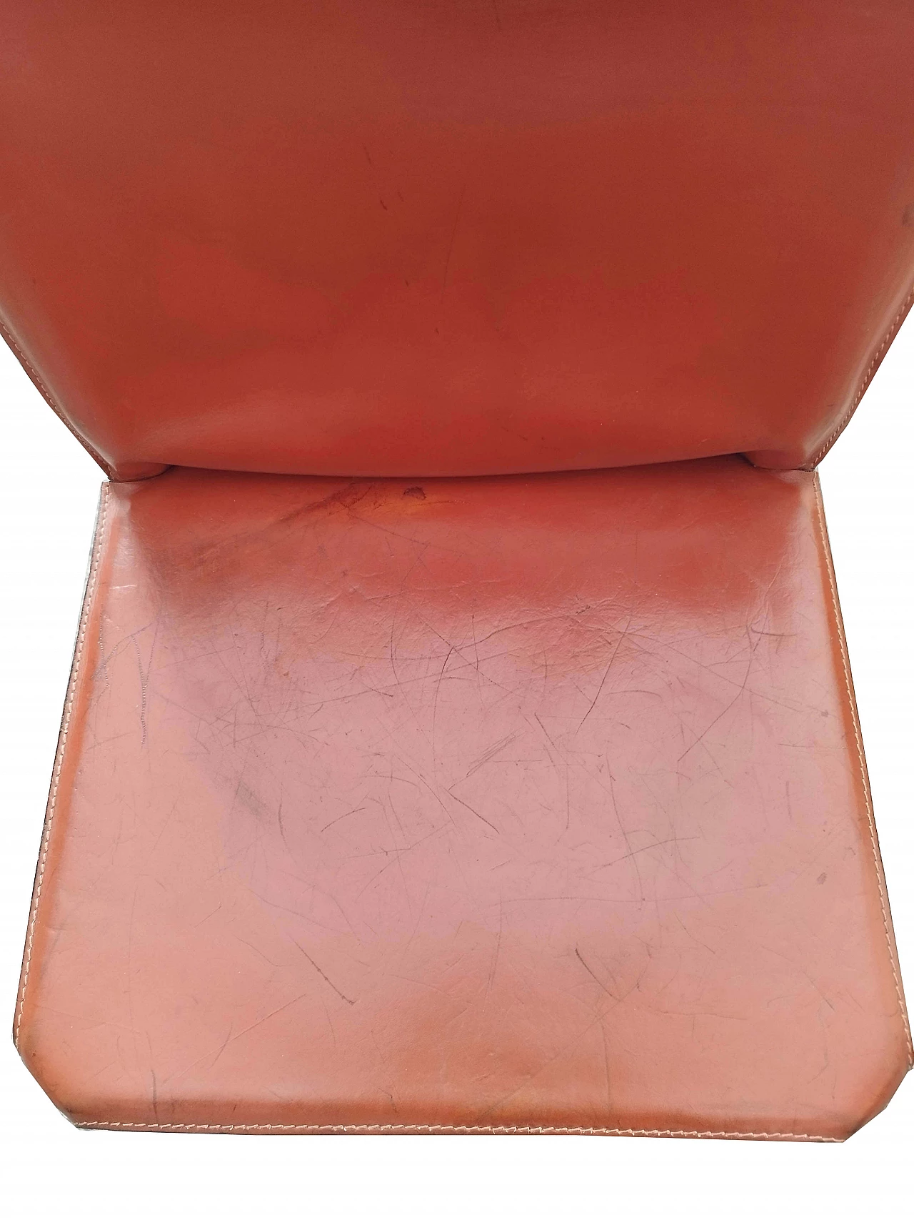 Cab leather chair by Mario Bellini for Cassina, 1978 6