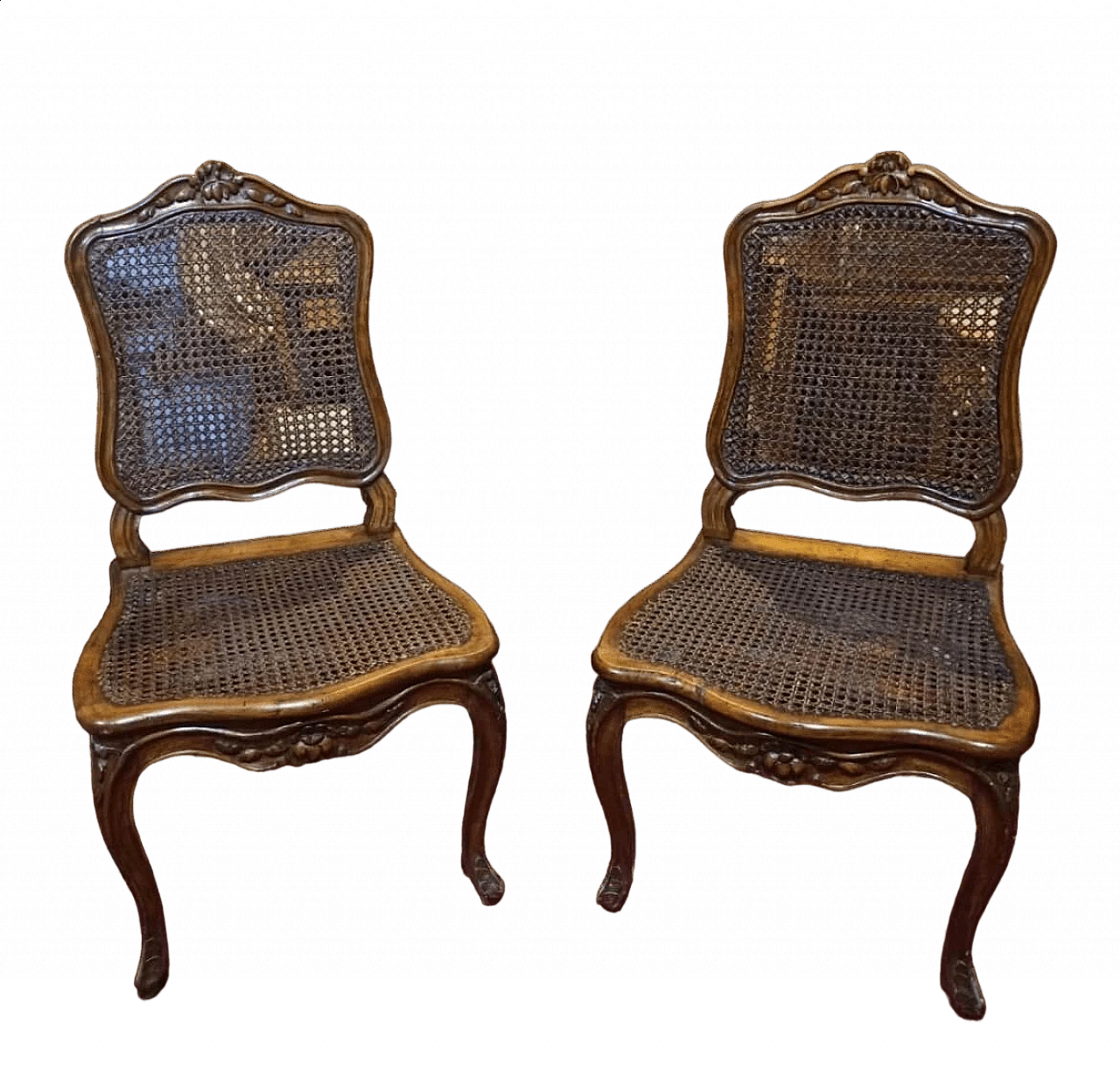 10 Louis XV chairs attributed to Pierre Nogaret, 18th century 8