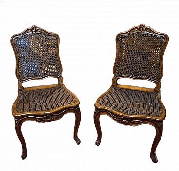 10 Louis XV chairs attributed to Pierre Nogaret, 18th century