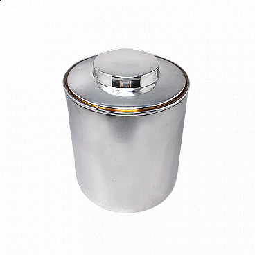 Steel ice bucket by Aldo Tura for Macabo, 1960s