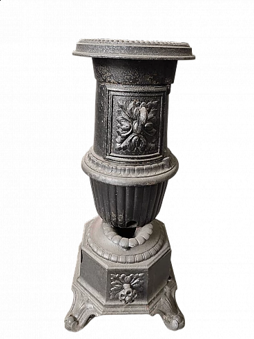 French cast iron stove, 19th century