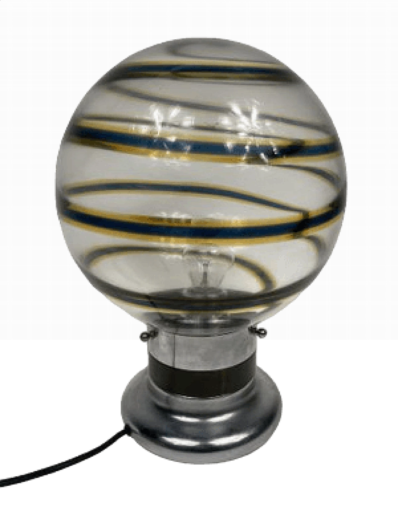 Murano glass table lamp attributed to Toni Zuccheri, 1960s 17