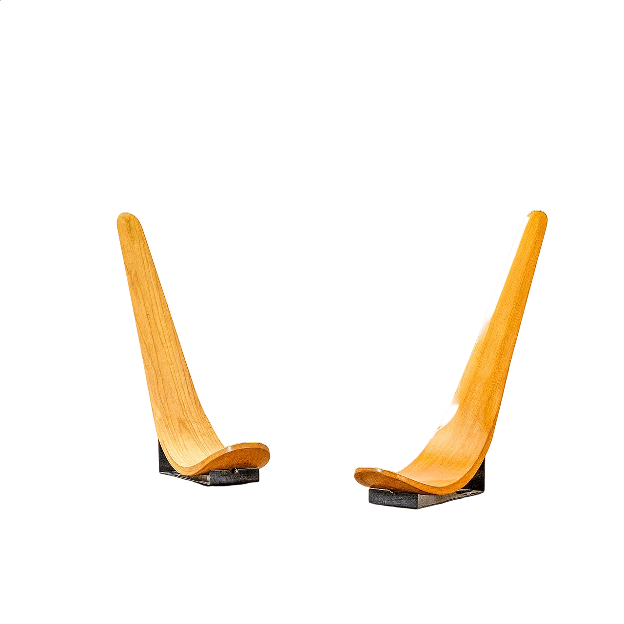 Pair of Chip chairs by Carlo Mo for Tecno, 1990s 8
