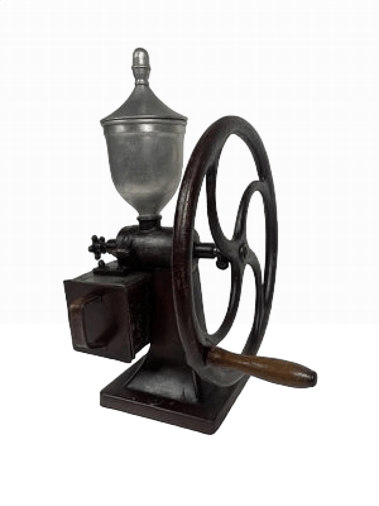 Flywheel coffee grinder, late 19th century 16