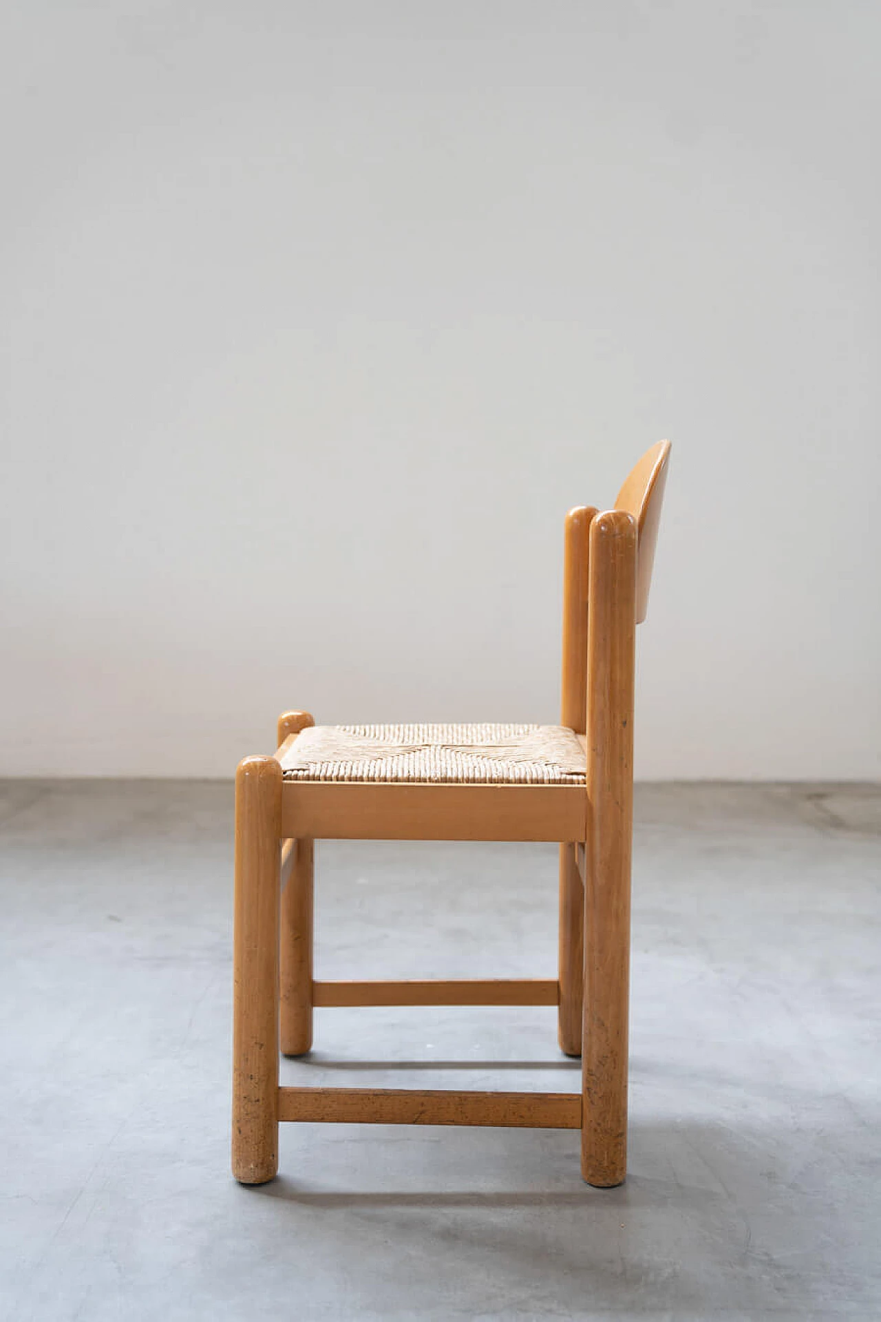 6 Padova chairs and oak and marble table by Hank Lowenstein, 1970s 27