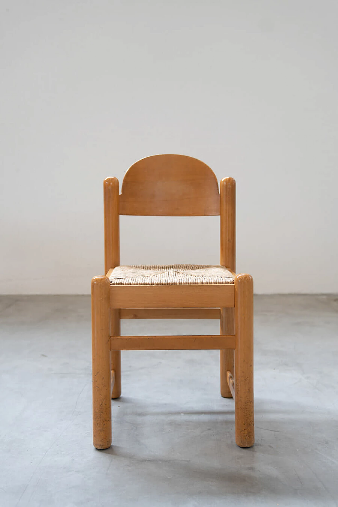 6 Padova chairs and oak and marble table by Hank Lowenstein, 1970s 29