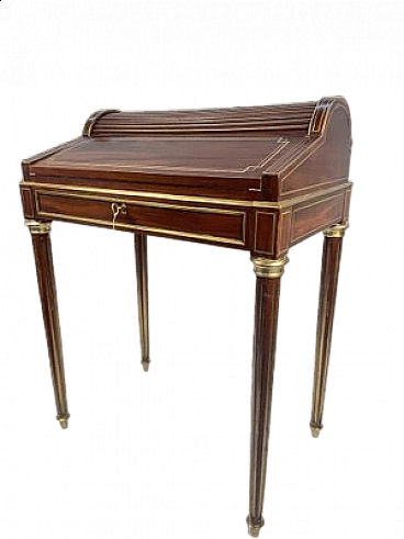 Scrittoio Napoleone III in mogano di Maison Krieger Paris, '800