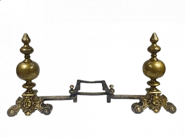 Alare in bronzo dorato, inizio '800