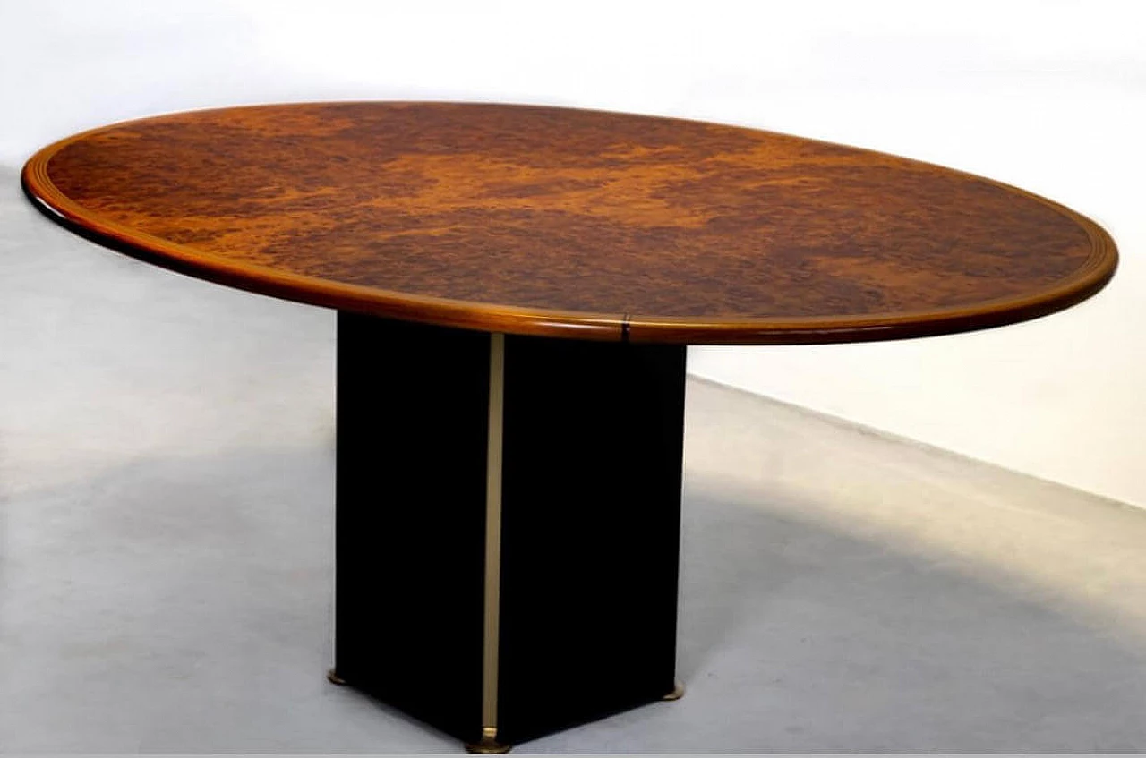 Artona oval table by Afra and Tobia Scarpa for Max Alto, 1970s 4